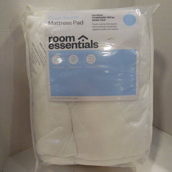 Mattress Pad Full Sized Water Proof-Cool Touch-Up to a 15" Mattess Depth… - Picture 1 of 9